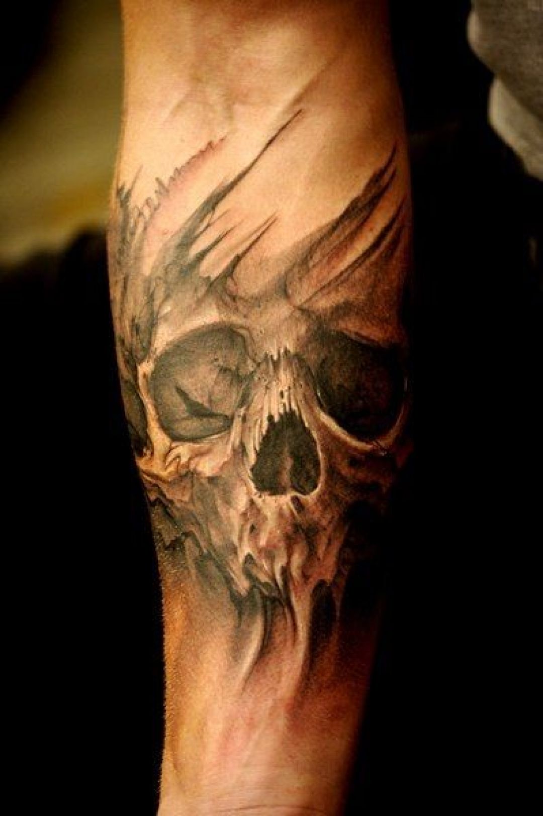 ✓[100+] 3d Black & White Skull Arm Tattoo Design (png / jpg) (2023)