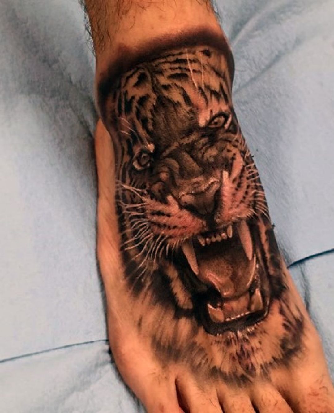 ✓[100+] 3d Tiger Foot Tattoo Design (png / jpg) (2023)