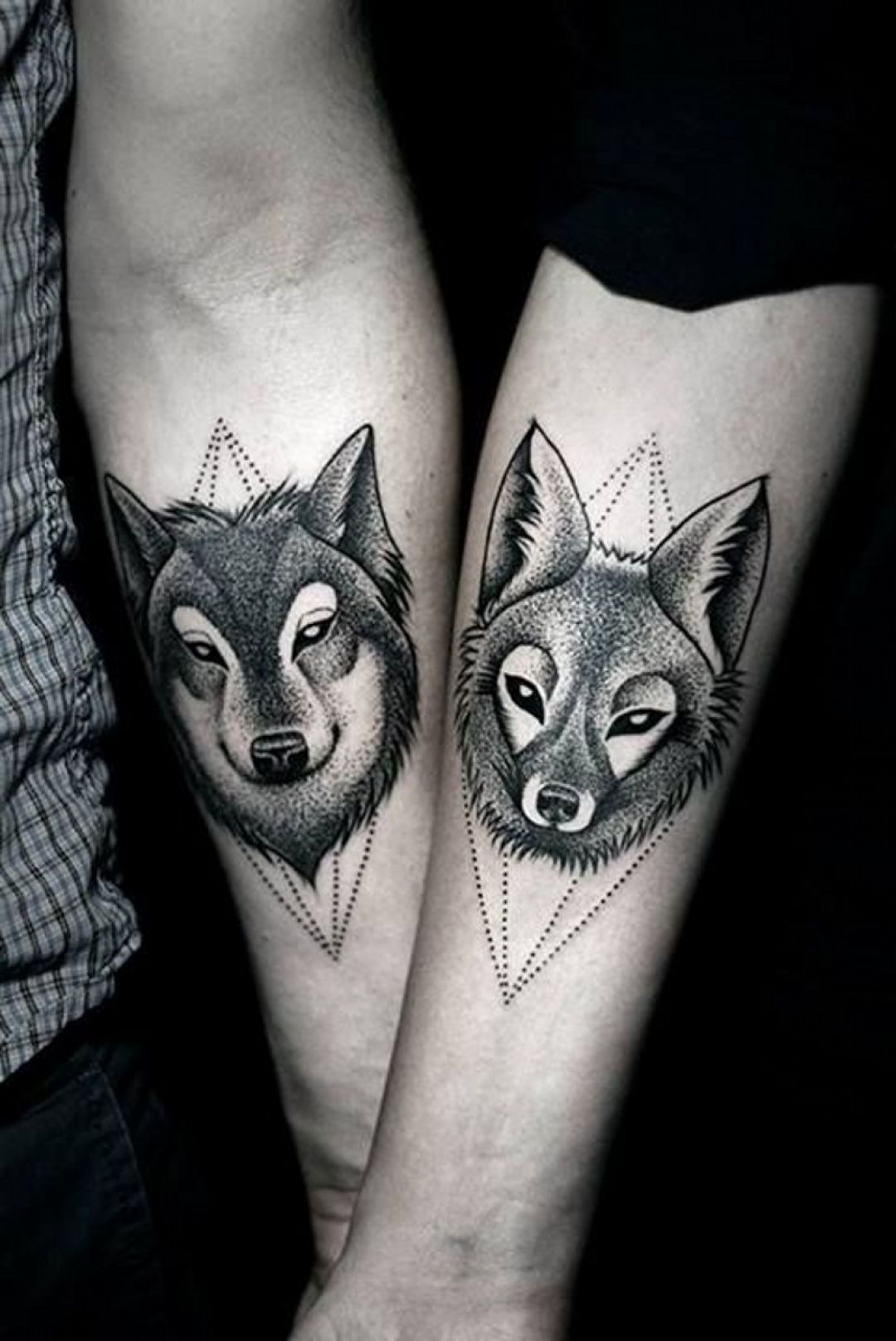✓[100+] Black Fox Wolf Forearm Tattoo Design (png / jpg) (2023)