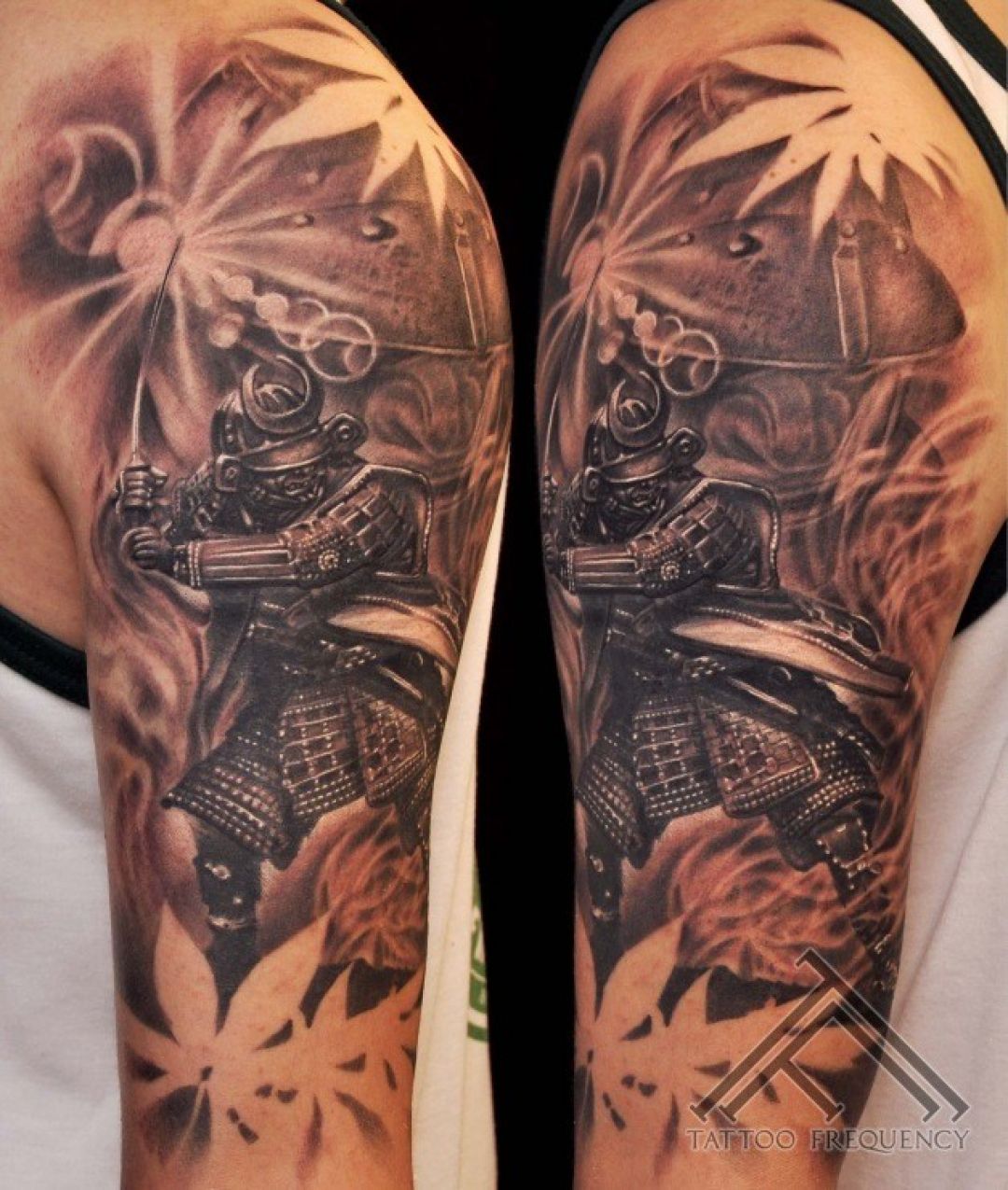 ✓[100+] Black Samurai Warrior Shoulder Tattoo Design (png / jpg) (2023)