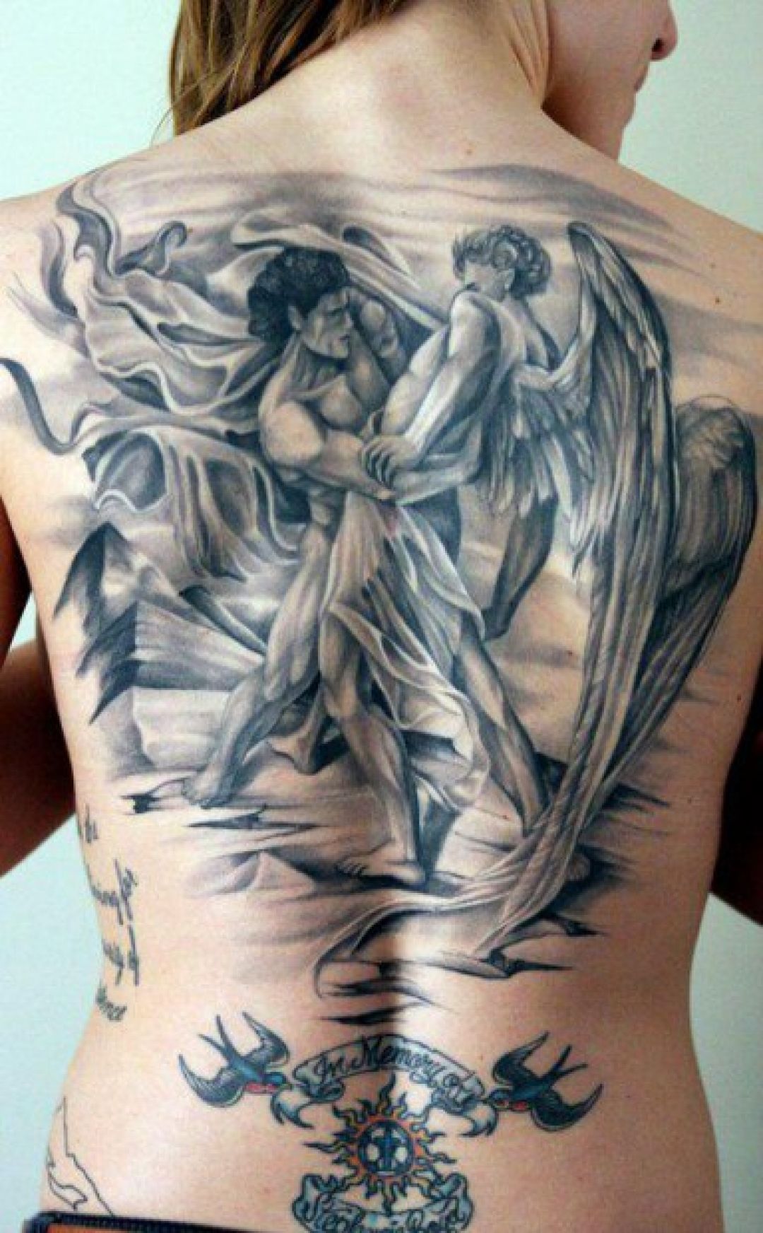 ✓[100+] Demon Angel Back Tattoo Design (png / jpg) (2023)