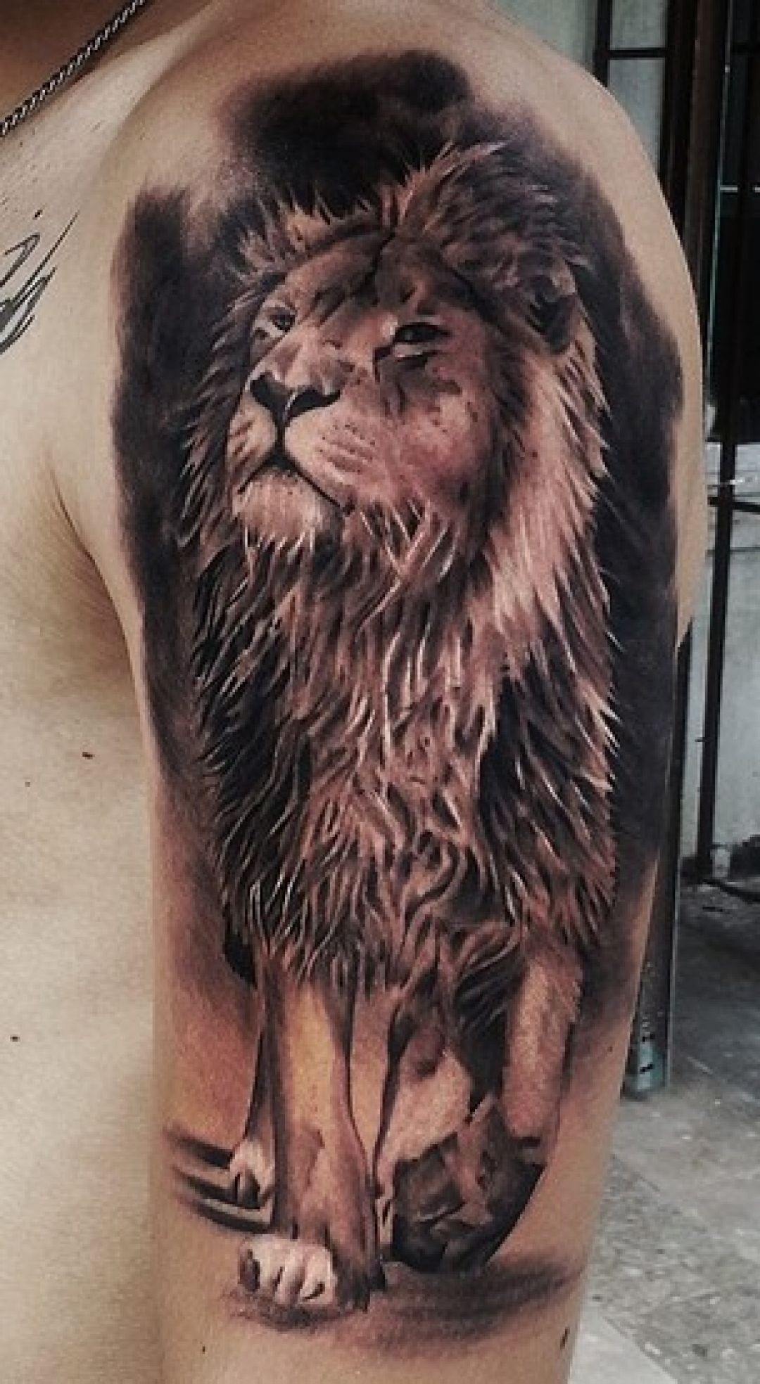 ✓[100+] King Lion Arm Tattoo Design (png / jpg) (2023)
