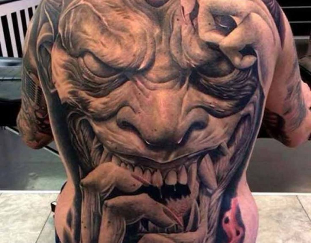 ✓[100+] Monster Back, Face Tattoo Design (png / jpg) (2023)