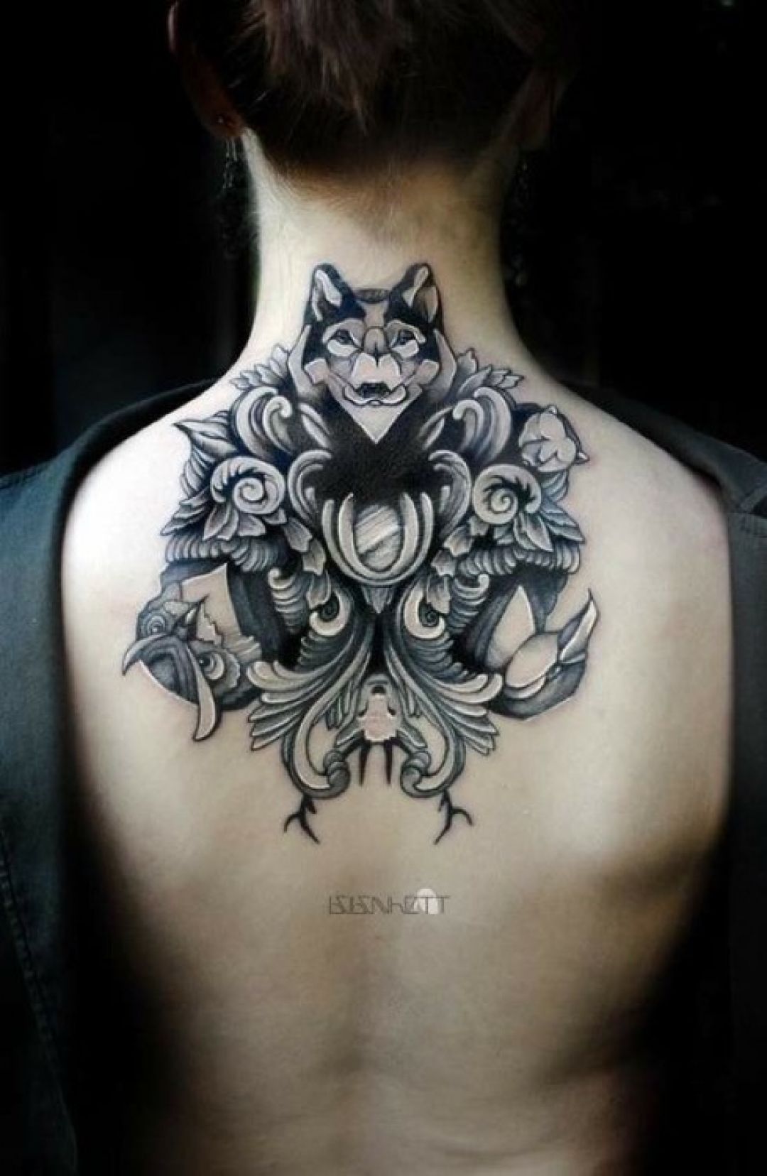 ✓[100+] Wolf Back Tattoo Design (png / jpg) (2023)
