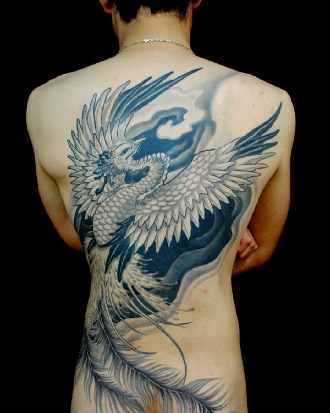 ✓[100+] Cool Phoenix Back Tattoo Design For Women (female) (png / jpg)  (2023)
