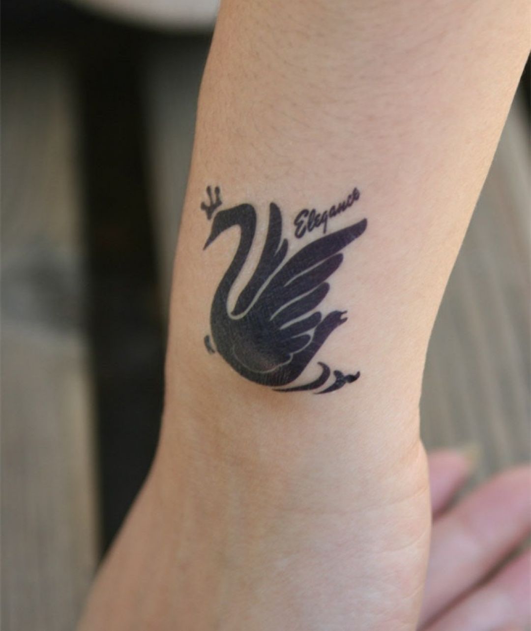 ✓[100+] Cute Swan Crown Quote Arm Tattoo Design (png / jpg) (2023)