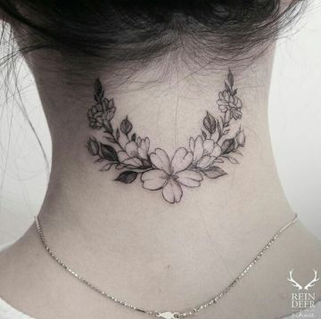 Cute Muerte Tattoo Design For Women (female)