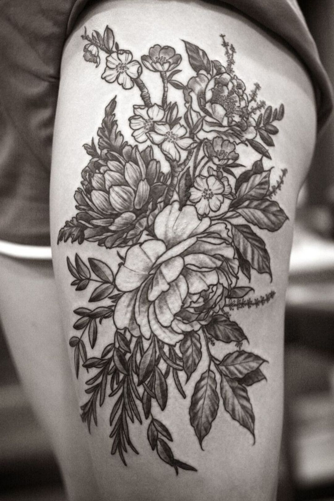 ✓[100+] Floral Hip Tattoo Design (png / jpg) (2023)