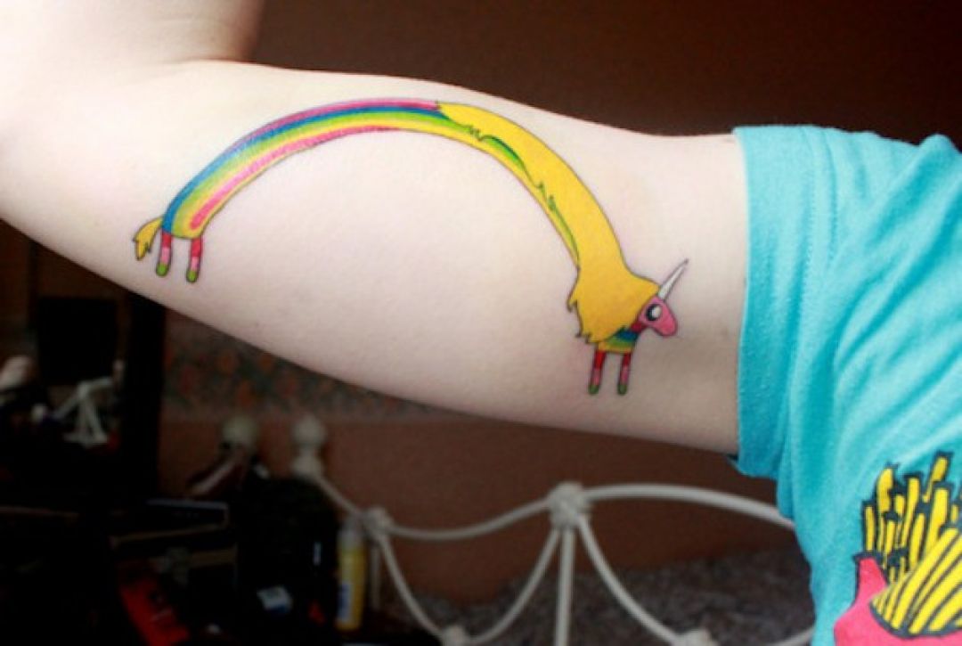 ✓[100+] Funny Rainbow Unicorn Tattoo Design (png / jpg) (2023)