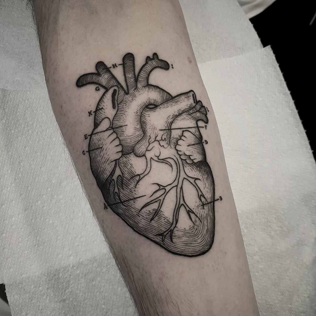 ✓[100+] Great Black & White Heart Tattoo Design (png / jpg) (2023)