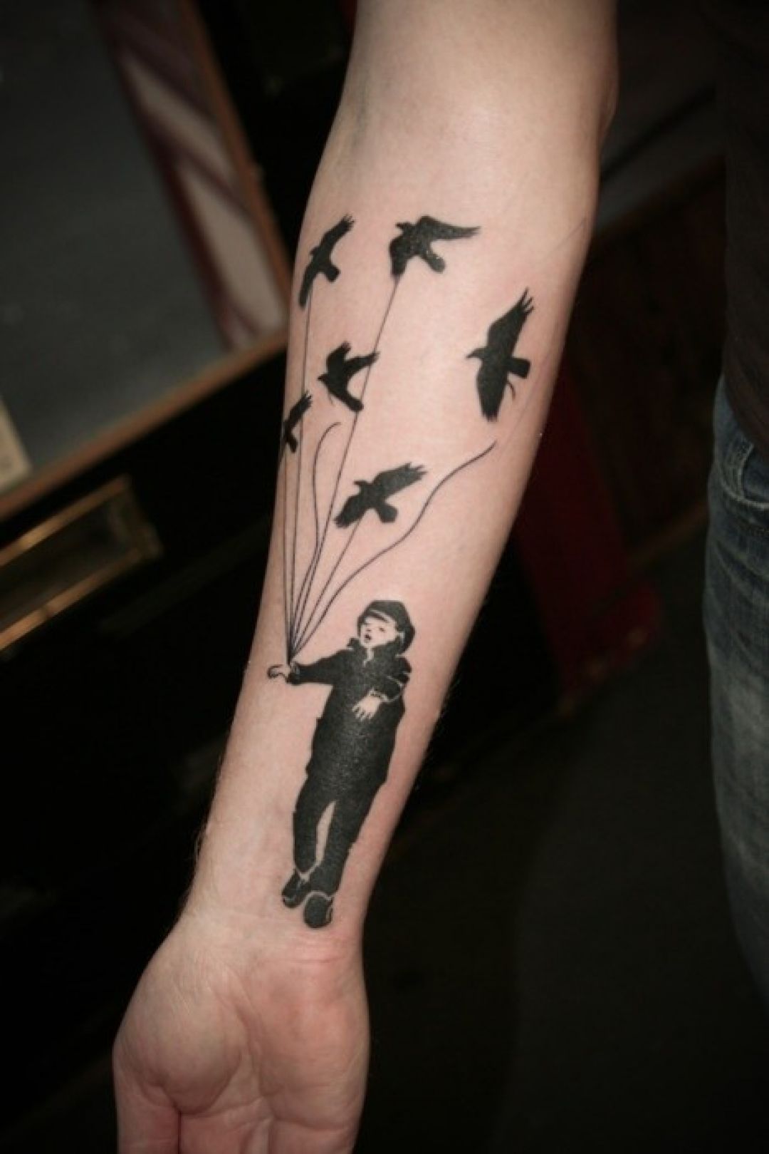 ✓[100+] Ink Black Bird Arm Tattoo Design For Men (male) (png / jpg) (2023)