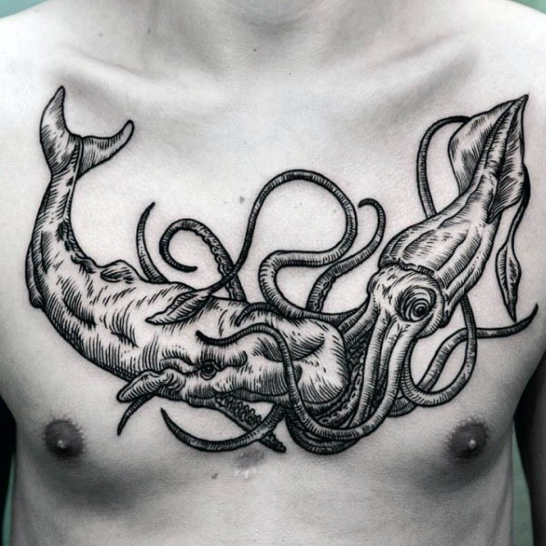 Squid and whale tattoo meaning