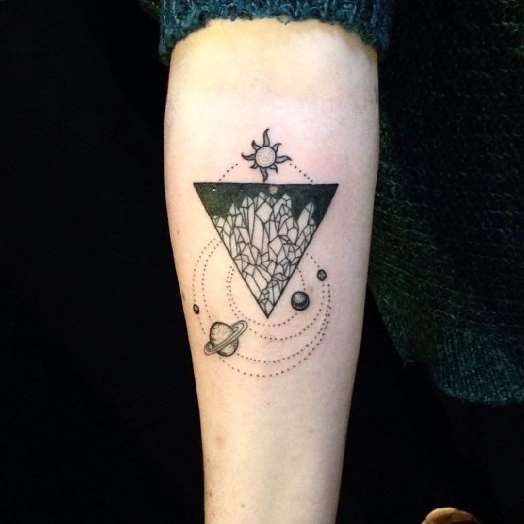 ✓[100+] Ink Black Triangle Forearm Tattoo Design (png / jpg) (2023)