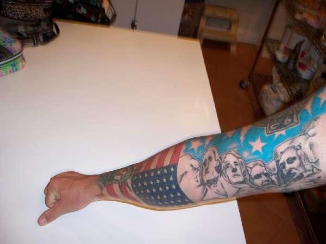 black american flag forearm tattooTikTok Search