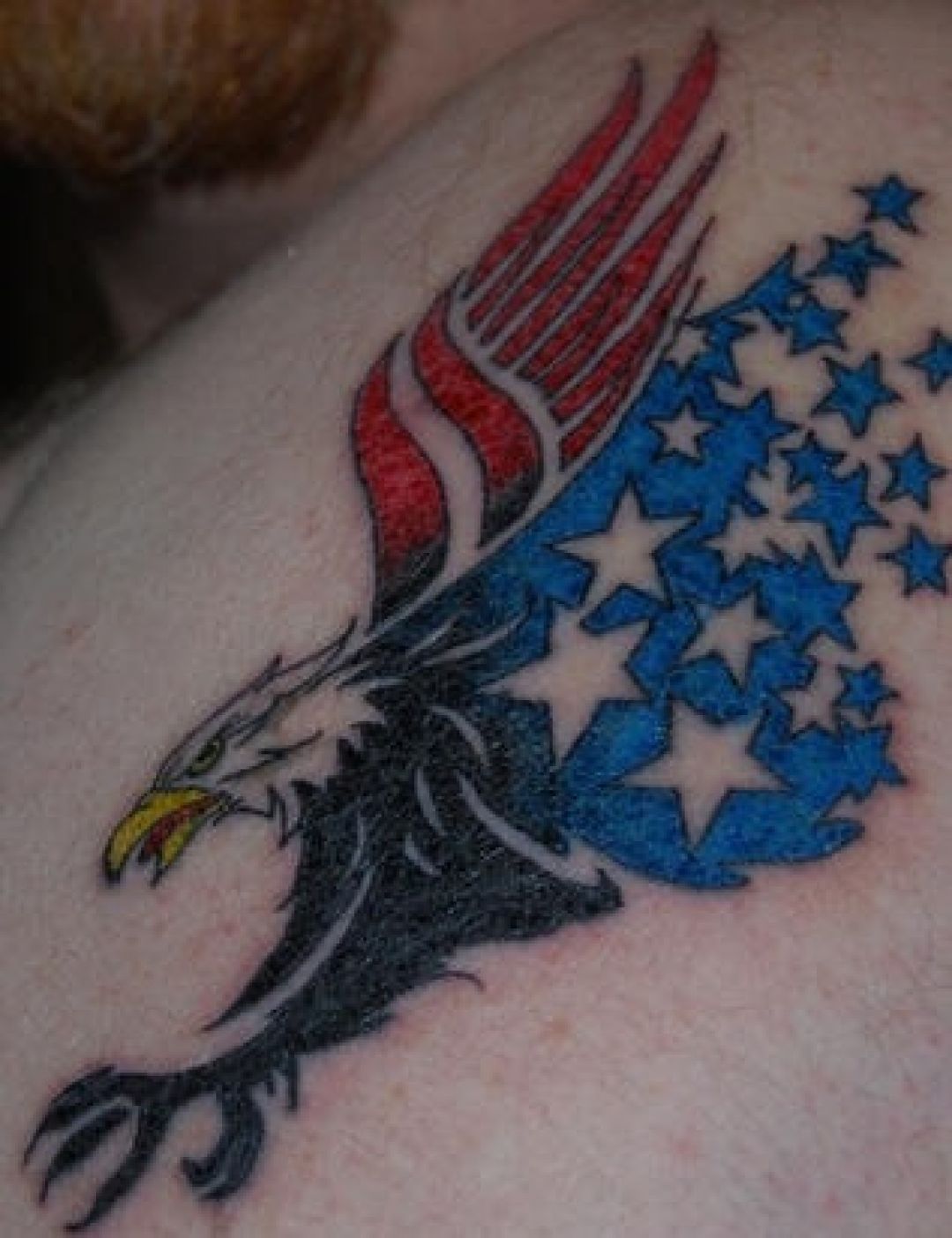 50 Amazing Perfectly Place Eagle Tattoos Designs With Meaning  Eagle  tattoos American flag tattoo Bald eagle tattoos