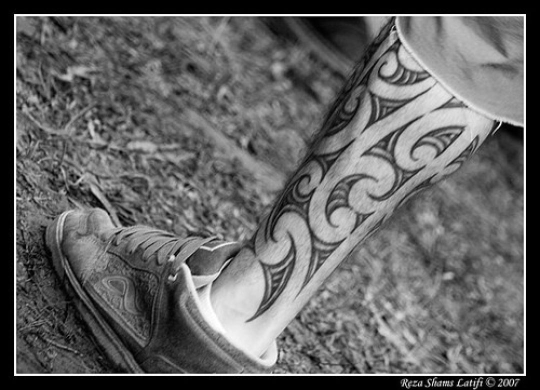 Rocky Mountain Leg Tattoo - wide 4