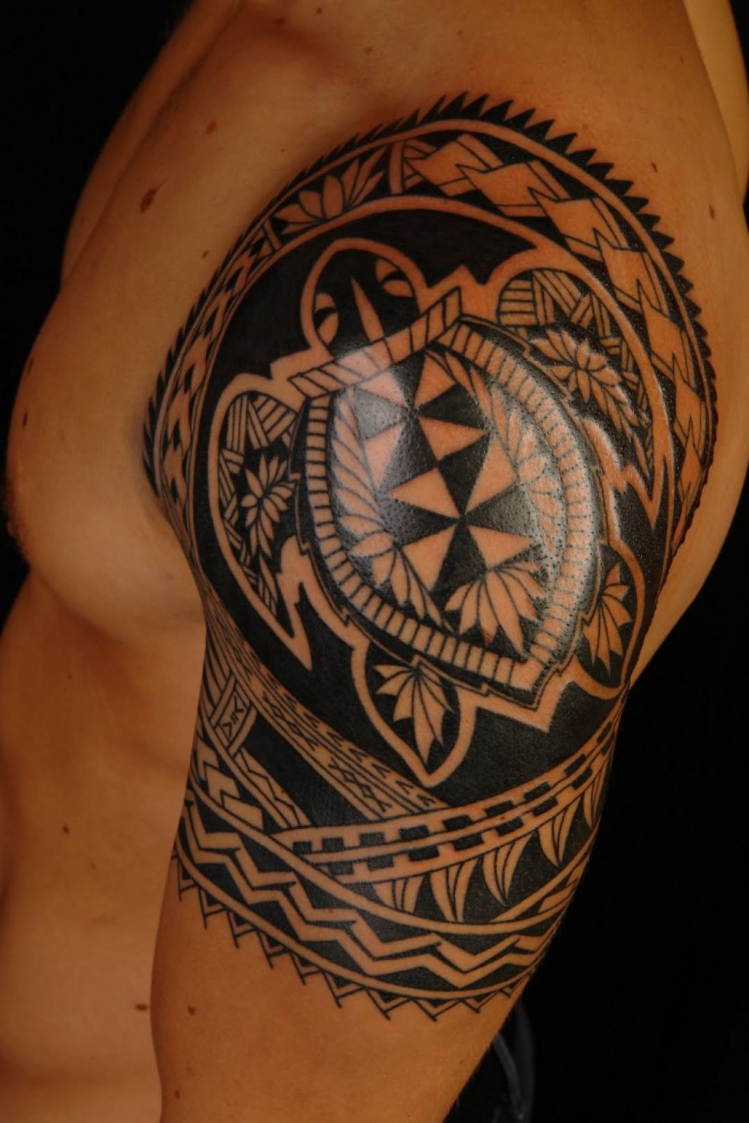✓[40+] Polynesian Ink Turtle Shoulder Tattoo Design (png / jpg) (2023)