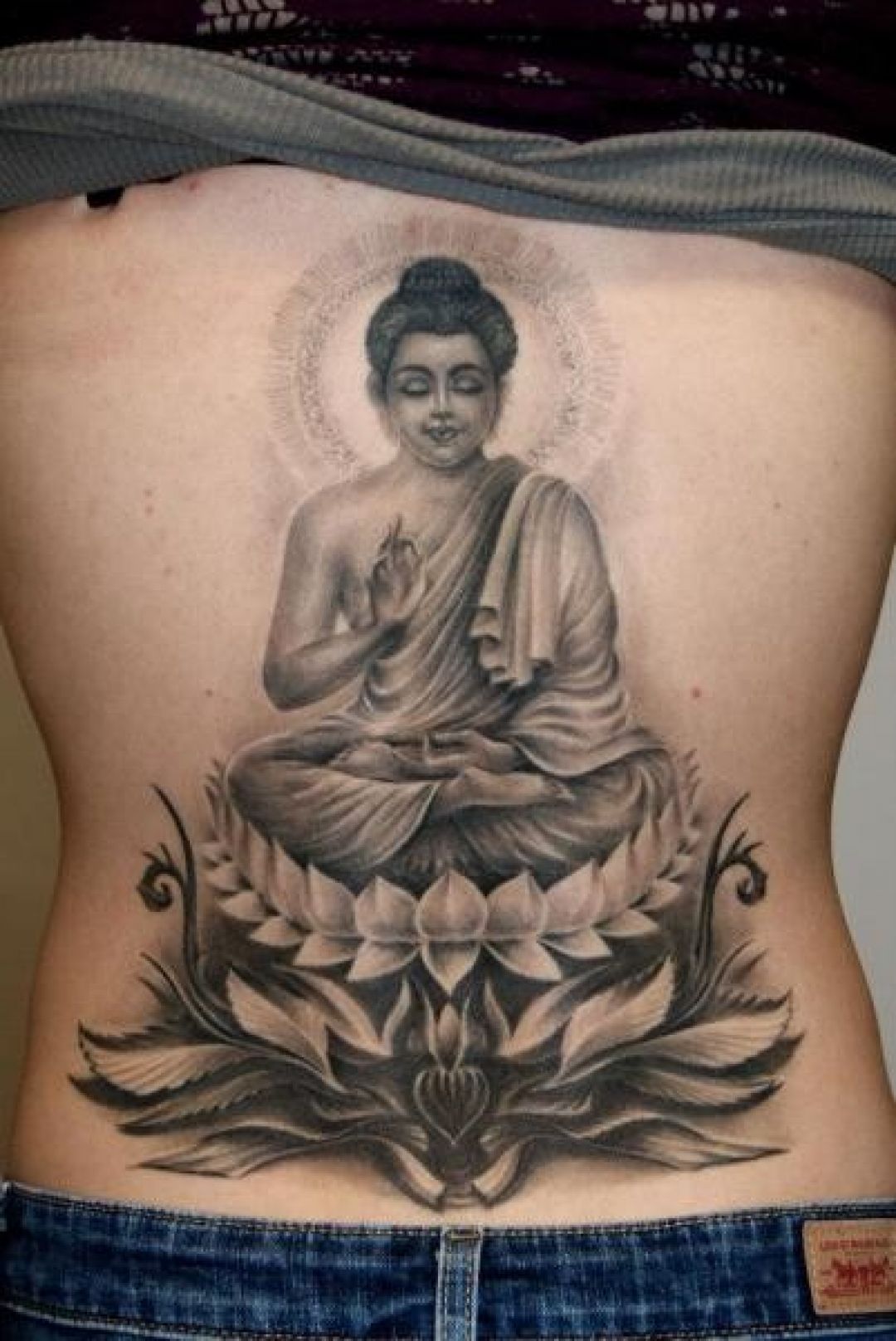 ✓[100+] Realistic Buddha Back Tattoo Design (png / jpg) (2023)
