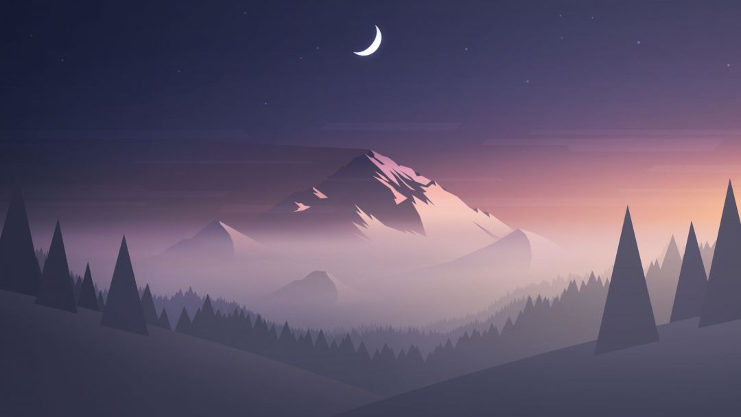 ✓[90+] Mountains Moon Trees Minimal, Full HD 2K Wallpaper - Android /  iPhone HD Wallpaper Background Download (png / jpg) (2023)
