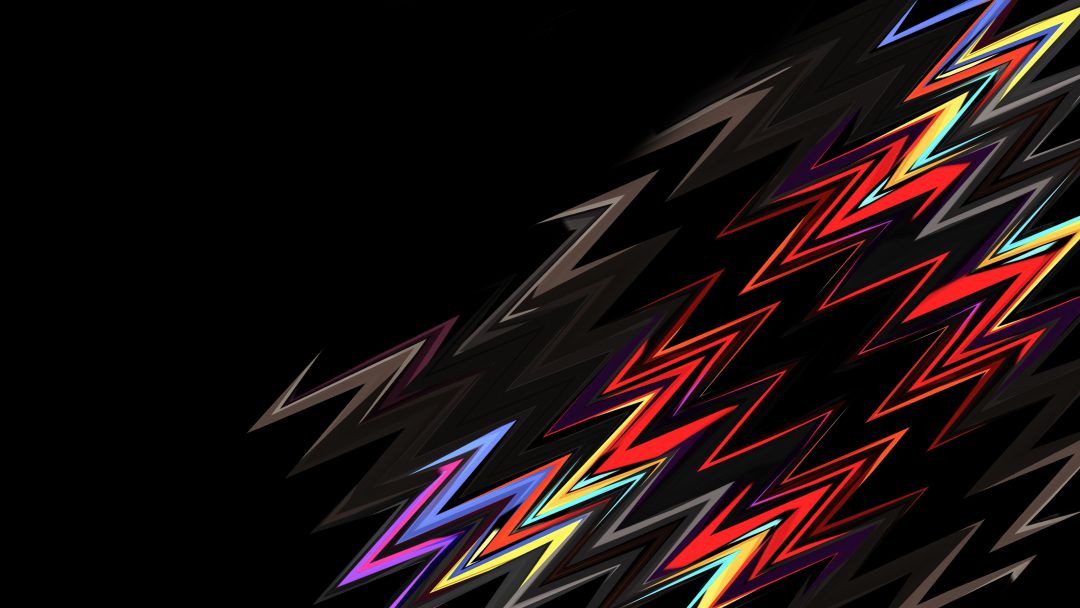 ✓[3055+] Lightning Shapes Dark Abstract - Android / iPhone HD Wallpaper  Background Download (png / jpg) (2023)