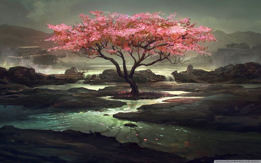 ✓[90+] Blossom Tree Painting ❤ 4K HD Desktop Wallpaper for 4K Ultra HD TV -  Android / iPhone HD Wallpaper Background Download (png / jpg) (2023)