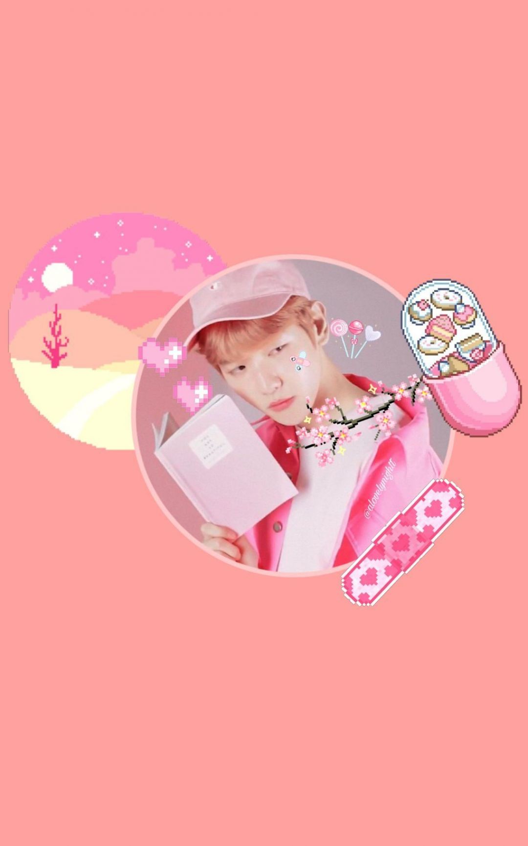 ✓[35+] freetoedit baekhyun pixel pink kpop aesthetic wallpaper - Android /  iPhone HD Wallpaper Background Download (png / jpg) (2023)