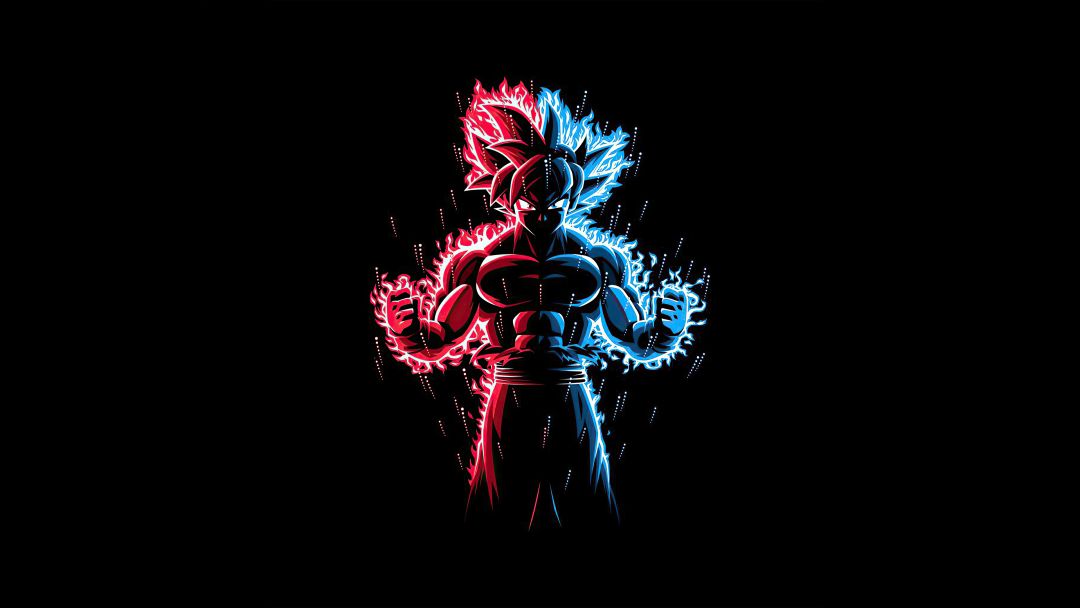 ✓[2110+] God Red Blue Goku Dragon Ball Z - Android / iPhone HD Wallpaper  Background Download (png / jpg) (2023)