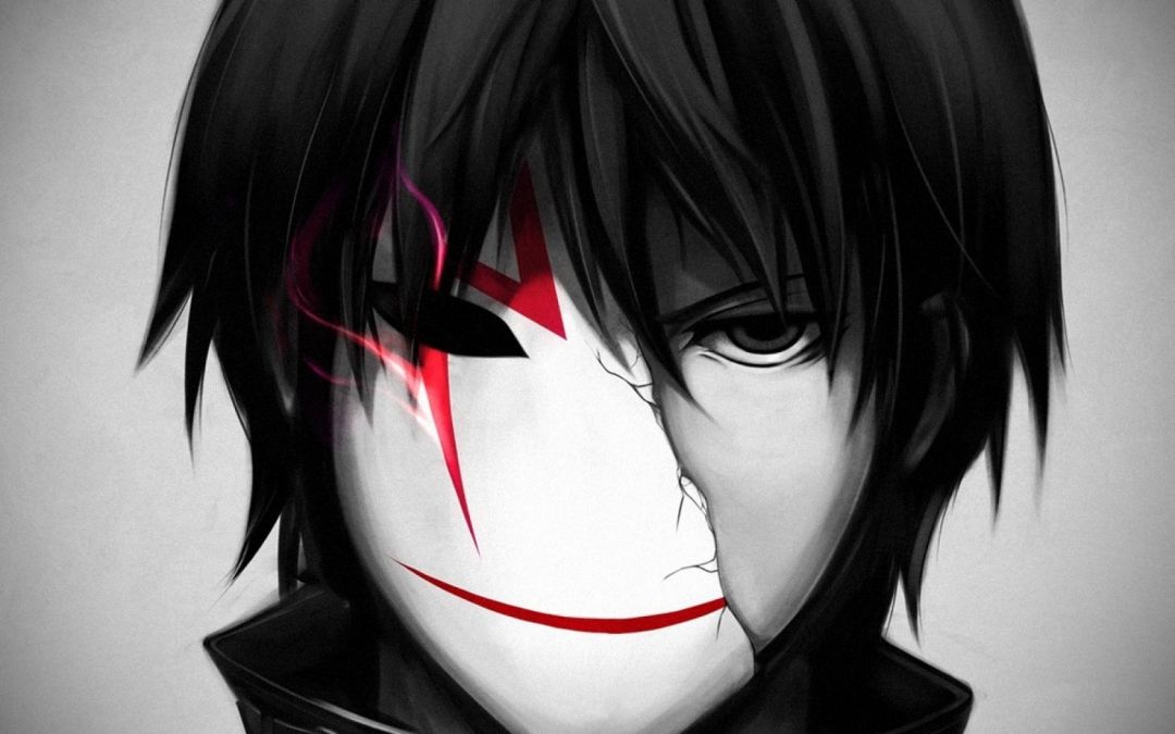 ✓[122195+] Darker Than Black Anime Face Dark Hair Hei Selective Coloring  Anime Boys - Android / iPhone HD Wallpaper Background Download (png / jpg)  (2023)