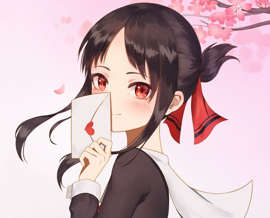 ✓[122195+] Anime Women Kaguya-sama: Love Is War Artwork Anime Girls Heart  Red Eyes Kaguya Shinomiya Letter Pink Background Pink Fantasy Girl -  Android / iPhone HD Wallpaper Background Download (png / jpg) (2023)