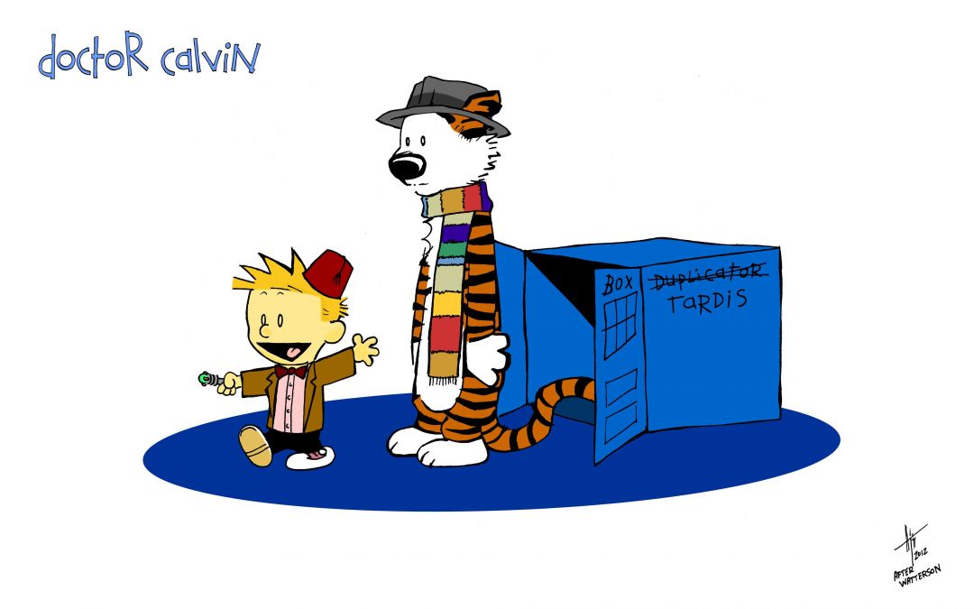 ✓[122195+] Doctor Who Calvin And Hobbes Simple Background Tardis Comics -  Android / iPhone HD Wallpaper Background Download (png / jpg) (2023)