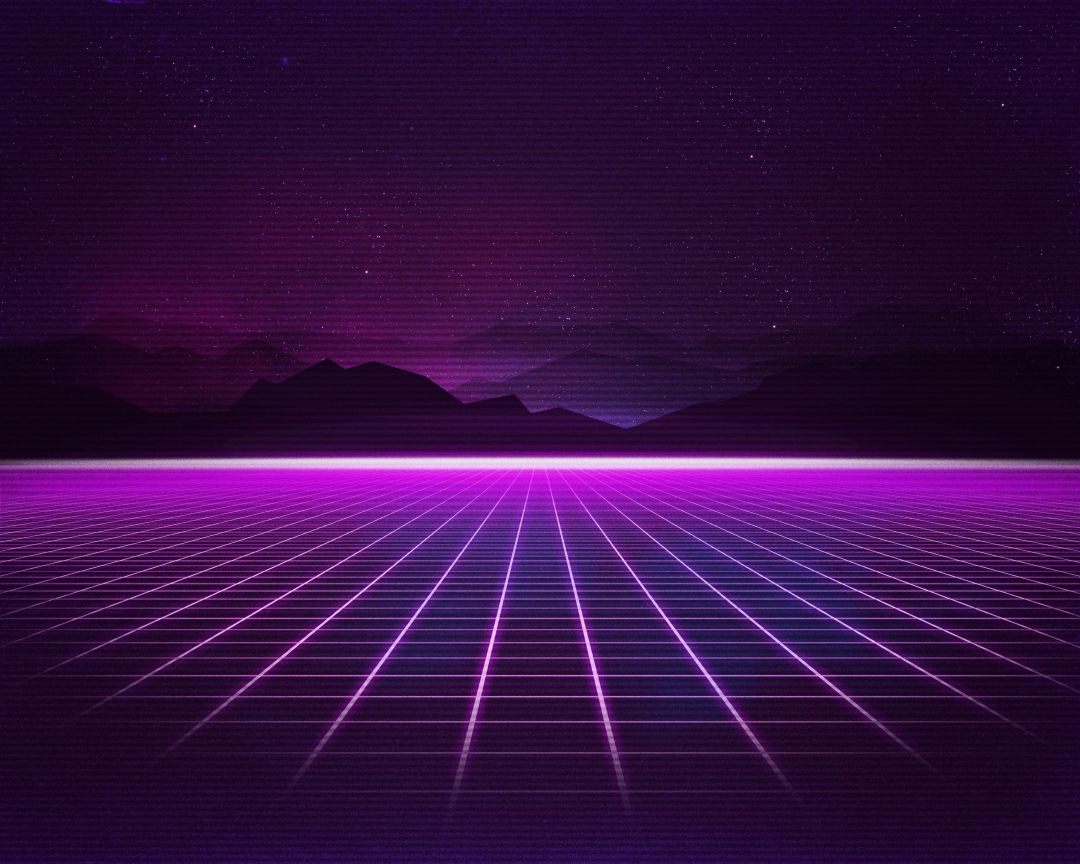 ✓[122195+] Grid Retrowave Synthwave Mountains Retrowave Purple - Android /  iPhone HD Wallpaper Background Download (png / jpg) (2023)