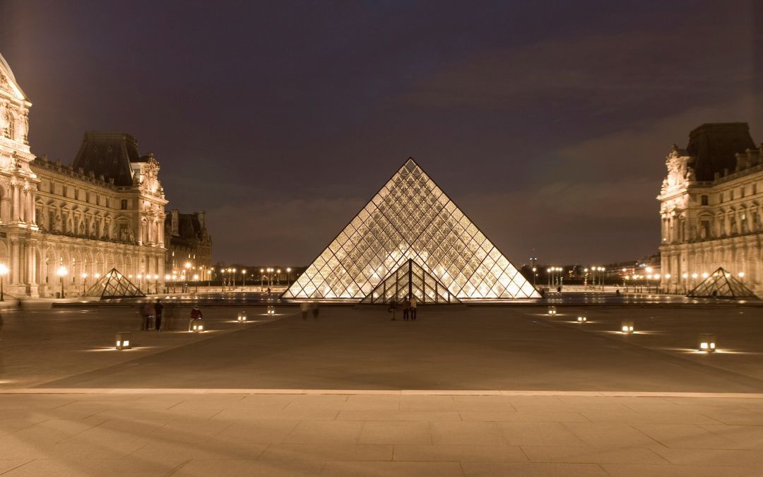 ✓[122195+] Pyramid Paris France Long Exposure Museum Night Louvre - Android  / iPhone HD Wallpaper Background Download (png / jpg) (2023)
