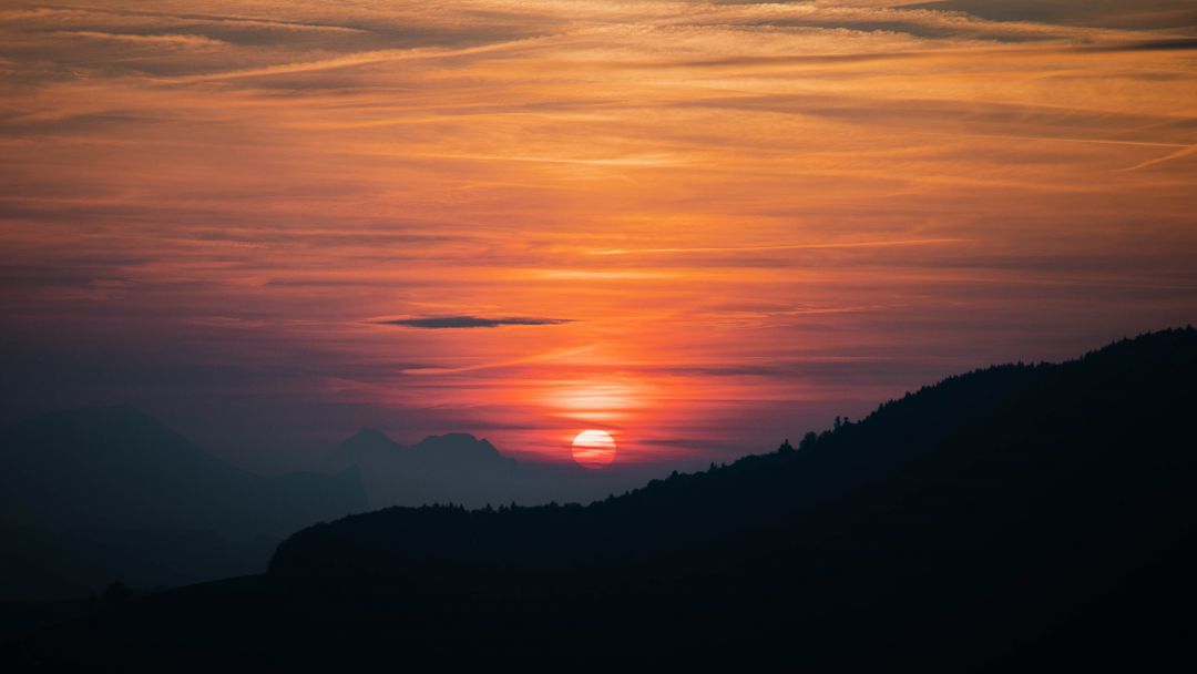 ✓[3585+] Sunset Mountains Hill - Android / iPhone HD Wallpaper Background  Download (png / jpg) (2023)