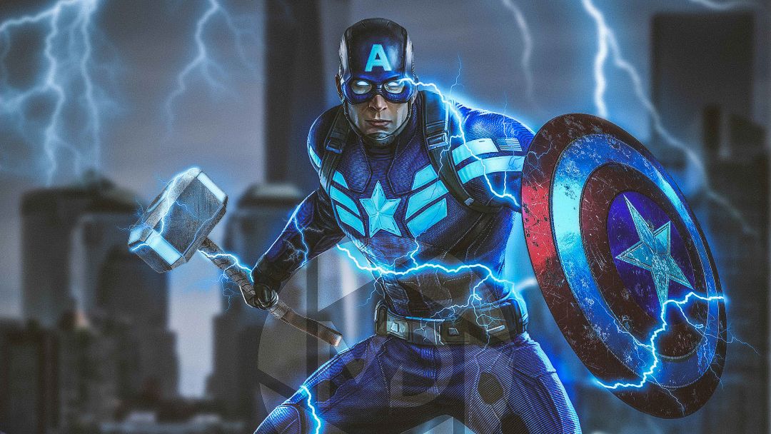 ✓[9890+] Captain America Mjolnir Avengers Endgame 2019 - Android / iPhone HD  Wallpaper Background Download (png / jpg) (2023)